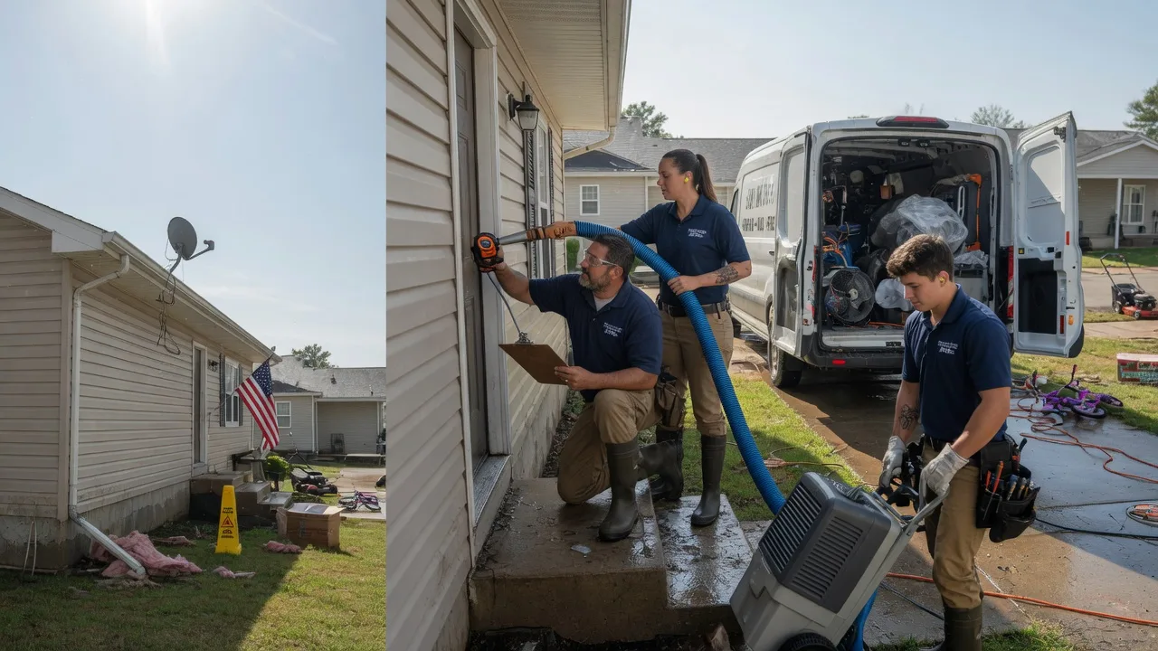 Ceiling Water Damage Restoration in Mansfield, TX near me